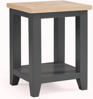 Julian Bowen Bordeaux Lampentisch, Dunkelgrau