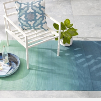 Fab Hab Outdoorteppich Big Sur aus recyceltem Plastik teal-türkis wetterfest 180x270 cm