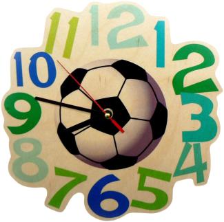 HESS Wandquarzuhr Fußball