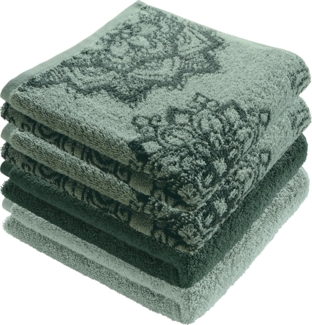 Erwin Müller Handtuch Handtuch "Bühl" 4er-Pack, Frottier, Walk-Frottier Motiv