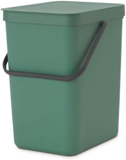 Brabantia 'Sort & Go' Abfallbehälter, Kunststoff, Fir Green, 25 Liter