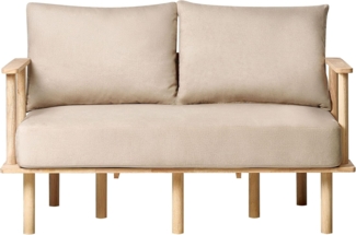 2-Sitzer Sofa Stoff beige ASKER
