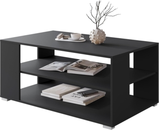 Couchtisch Neskir I S01 (Farbe: Schwarzer Graphit)