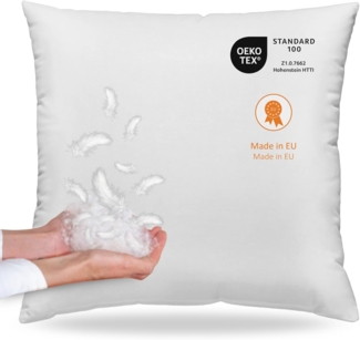 sleepling Federkissen, Füllung: Daunen- und Federn, Bezug: 100% Baumwolle, Seitenschläfer, Rückenschläfer, Bauchschläfer, einzeln oder als Set
