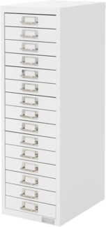 ML-DESIGN Aktenschrank Metallschrank mit Schubladen freistehender Aufbewahrungsschrank (1-St) Lagerschrank weiß Büroschrank Werkzeugschrank Stahlschrank