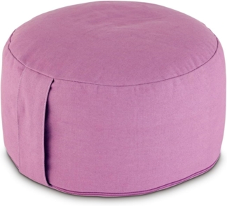 Amagohome Yogakissen Yogakissen Meditationskissen Augenkissen Sitzkissen rund ø31xH20cm Bez
