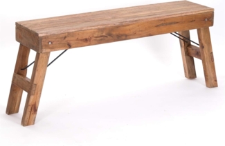 DESIGN DELIGHTS Sitzbank KÜCHENBANK "ALDO", faltbar, 112x48x28 cm (LxHxB), Holzbank, Farbe: