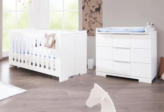 Pinolino 'Polar' 2-tlg. Babyzimmer-Set weiß