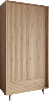 Kleiderschrank Ferido 2D1SZ (Farbe: Artisan Eiche)