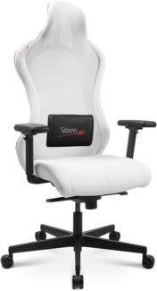 Topstar Bürostuhl Gamingstuhl Sitness RS Sport Plus Continental Kunstleder inkl. Armlehnen weiß/weiß mit Lordosenkissen