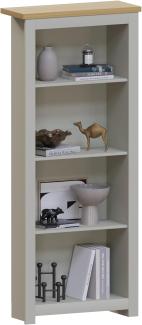 Vida Designs Büro-Bücherregale, MDF, Spanplatte und Melaminfurnier, Grau, Standard