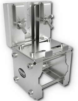 Balkonfächerhalter aus Edelstahl für Balkongeländer rund und eckig Fächerhalterung bis Balkonfächer 140 cm x 140 cm Markisenhalterung Balkon Halterung Markise sichere Befestigung am Geländer