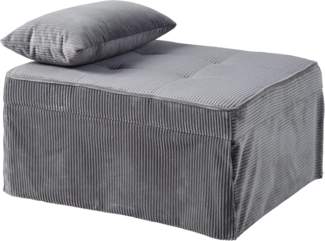ATLANTIC home collection Schlafsofa Finn, wandelbar zum Loungesessel, Relaxliege und Gästebett, inkl. Kissen