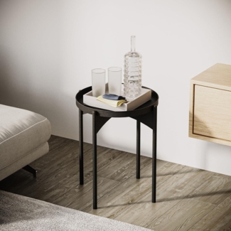 Couchtisch, 'SHB-002', 57 x 44 x 44, Schwarz