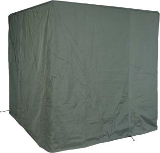 Abdeckhaube HWC-J66 210x200x220cm, Abdeckplane Schutzplane Schutzhülle für Bali-Liegen Daybed anthrazit