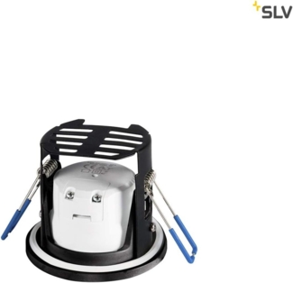 SLV No. 1001015 KAMUELA ECO LED Fire-rated Deckeneinbauleuchte schwarz 3000K 38° IP65