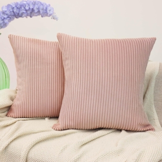 Amilian Kissenbezüge - 2er Set Kissenbezug - Kissenhüllen - Zierkissenbezüge, (2 Stück), 40x40 cm, Kissenhülle für Sofakissen, Dekokissen, Kissen, Zierkissen.