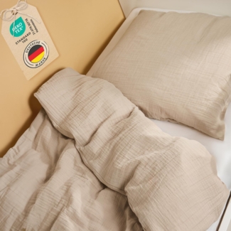 Laleni Kinderbettwäsche Kinderbettwäsche aus Baumwolle - Musselin Bettwäsche, Oeko-TEX zertifizierte Bettwäsche Sommer