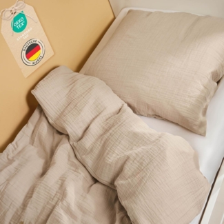 Laleni Kinderbettwäsche Kinderbettwäsche aus Baumwolle - Musselin Bettwäsche, Oeko-TEX zertifizierte Bettwäsche Sommer