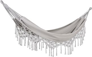 Hängematte 'ROCCA' Baumwolle, hellgrau