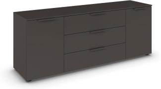 rauch Schubkastenkommode Flipp Kommode Sideboard Wäscheschrank, 2-türig mit 3 Schubladen und Soft-Close-Funktion