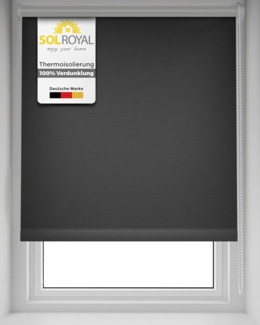 Sol Royal Thermorollo SolReflect T42 für Fenster & Türen Anthrazit, 210 x 70 x 3.55 cm
