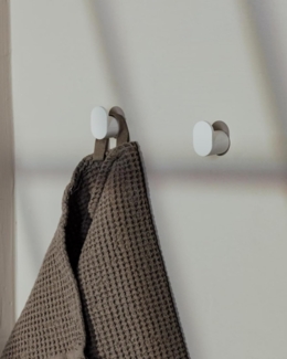 Metallbude Kleiderhaken PALO, Badezimmer, Flur, Küche, (3-St), hochwertige Handtuchhalter, vielseitig einsetzbar, minimalistisch