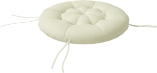 Outsunny Sitzkissen Sitzauflage für Mondstuhl, mit 10 cm dicken Polsterung Stuhlkissen, Polyester, Beige