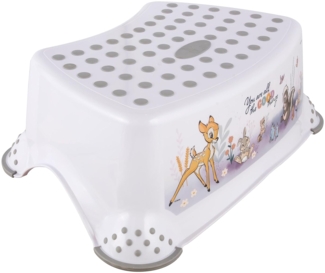 Keeeper Tritthocker mit anti-rutsch-funktion bambi nordic white