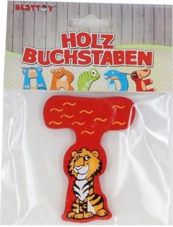 Besttoy - Holzbuchstabe - T - rot