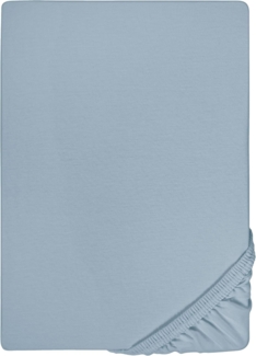 biberna Feinjersey-Spannbetttuch 0077144, taubenblau, 1 x 60 x 120 cm - 70x140 cm