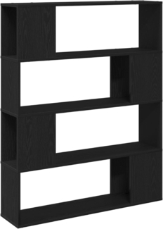 vidaXL Unterhaltungszentrum Schwarz 100 x 24 x 124 cm Holzwerkstoff 862697