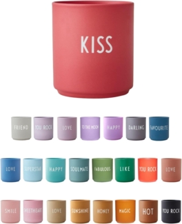 Design Letters Becher Favourite Cup Kiss Pink 10101002ROSEKISS