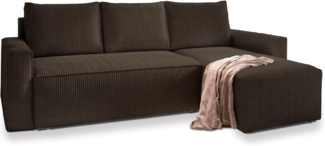 Masseno Ecksofa POTARO mit Schlaffunktion L-Form, Sofa mit Bettkasten