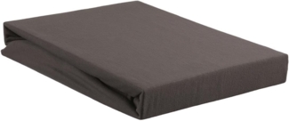 Beddinhouse Jersey, Baumwolle Spannbettlaken Jersey Hl Anthracite 120X200/210 120x200/220 cm Steghöhe: 30 cm 1 Spannbettlaken Anthrazit