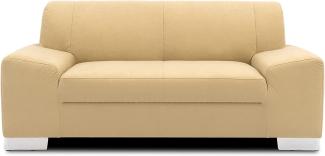 DOMO Collection Sofa Alisson, Beige, 2-Sitzer, 164 x 83 x 75 cm