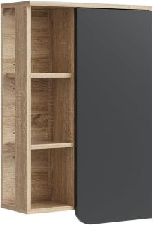 Vicco Hängeschrank Karen Sonoma Anthrazit 50 x 75 cm Tür offene Fächer