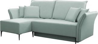 Ecksofa Mokoli (Farbe: Terra 5, Füße: Schwarz)