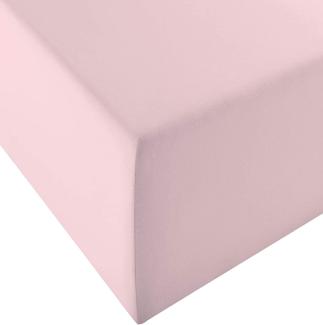 Fleuresse Boxspring- und Wasserbetten Jersey-Spannlaken comfort XL Farbe 4040 rose 140 - 160 x 200 - 220 cm