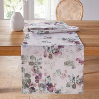 Tischläufer Purple Leaves Decke Tischdecke Tafel Decken Tischdecken Tafeldecke