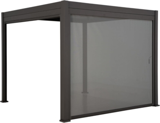 Leco Rollo zur Lamellenpergola "DELUXE", anthrazit, 279x236 cm (B x H)