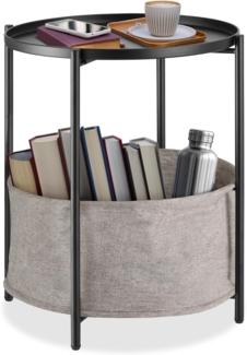 Beistelltisch Canterbury 45,5 x 45,5 x 53 cm - schwarz