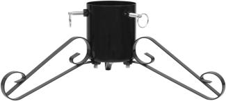 vidaXL Christbaumständer Schwarz 58x58x21 cm 331319