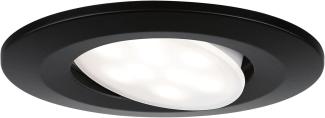 Paulmann 92461 LED Einbauleuchte Calla schwenkbar schwarz IP65