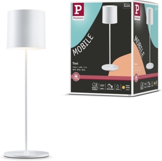 Paulmann 76999 LED Akkuleuchte Tuni 2700K IP44 dimmbar weiß