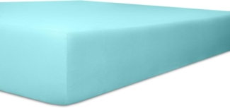 Kneer 9301567 Spannbetttuch Qualität 93 Exclusiv-Stretch 140/200-160/220 cm, türkis