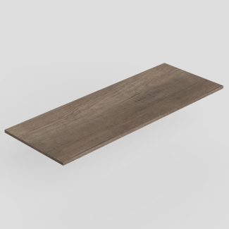 Baikal Holz-Arbeitsplatte für Badezimmer, Melamin, 16 mm, Tischplatte, Verschiedene Ausführungen und Größen, kombinierbar mit jedem modularen Möbelstück aus Holz, 1,6 cm, 120 cm