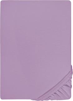 biberna Feinjersey-Spannbetttuch 0077144, viola, 1x 140x200 cm - 160x200 cm