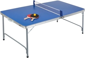 Idena 40464 'Tischtennisplatte Compact', 160 x 80 x 70 cm, klappbar, inkl. Zubehör