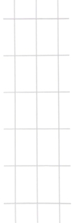 TrendLine Spaliergitter 150x45 cm weiß Rankgitter Spalier Kletterhilfe